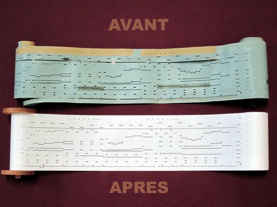 Papiers perfor&eacute;s - AVANT - APRES